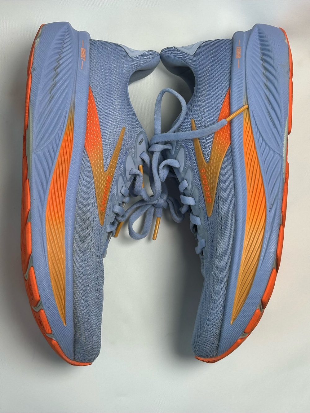 Brooks ghost 17 running shoes blue orange women’s US 8B EU 39 road sneakers - Picture 5 of 14
